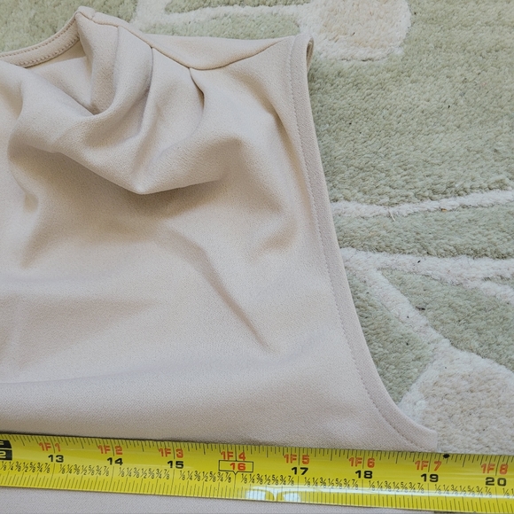 Ann Taylor Cowl Neck Ruched Short Sleeve Top - Picture 11 of 13